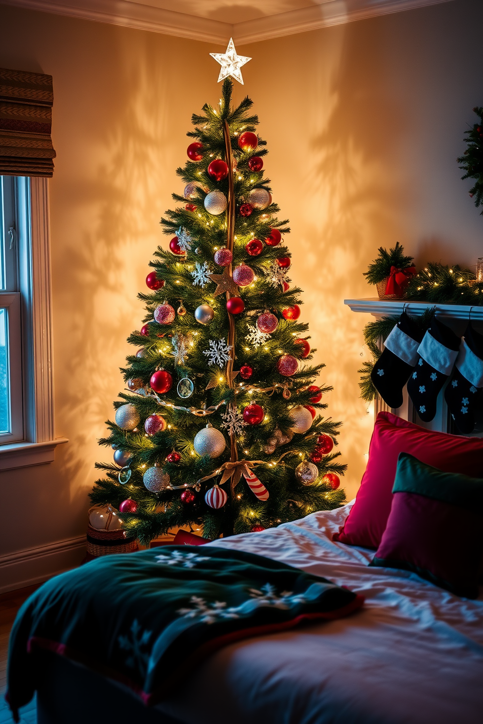 Bedroom Christmas Decorating Ideas 4