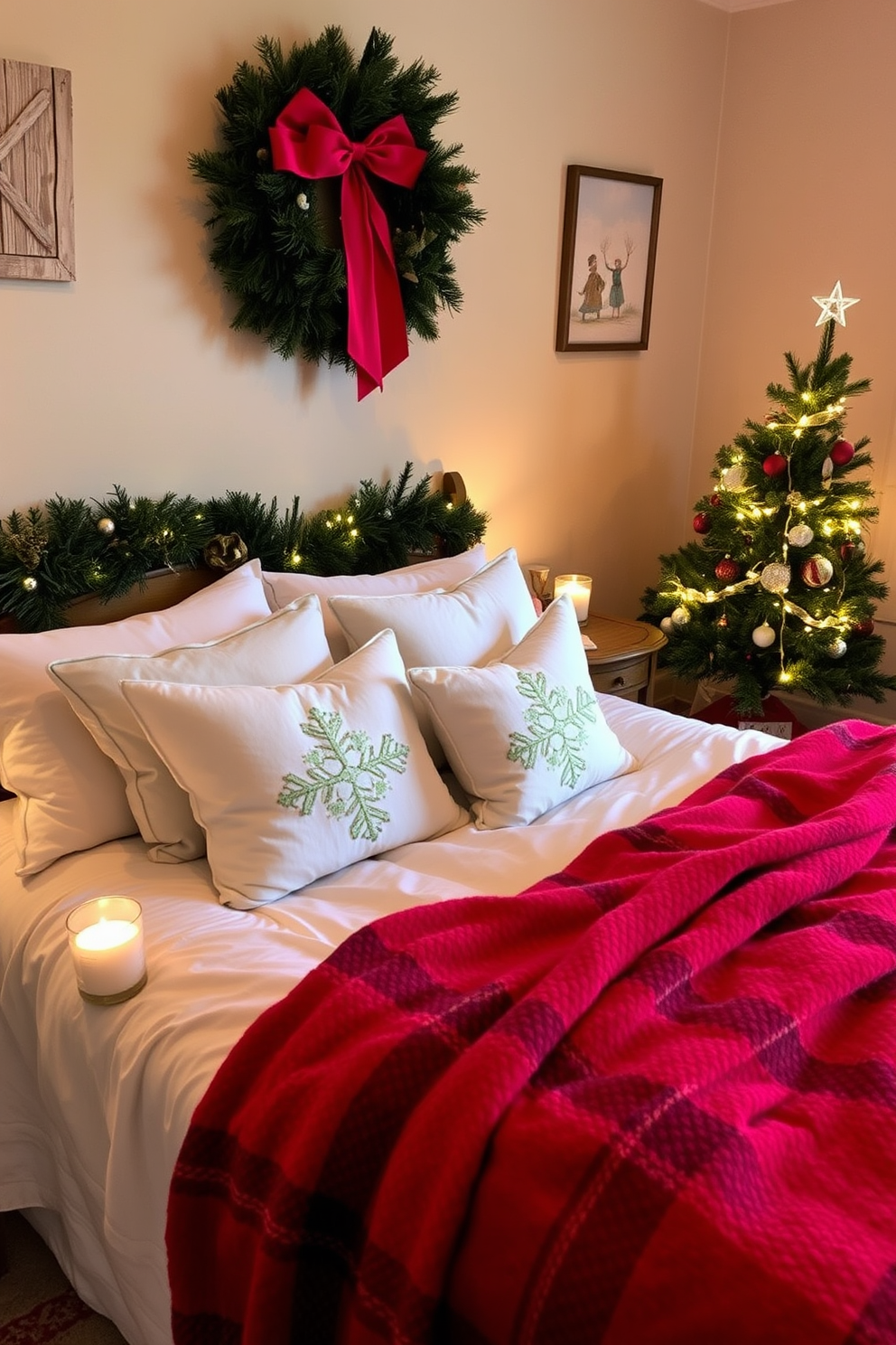 Bedroom Christmas Decorating Ideas 7