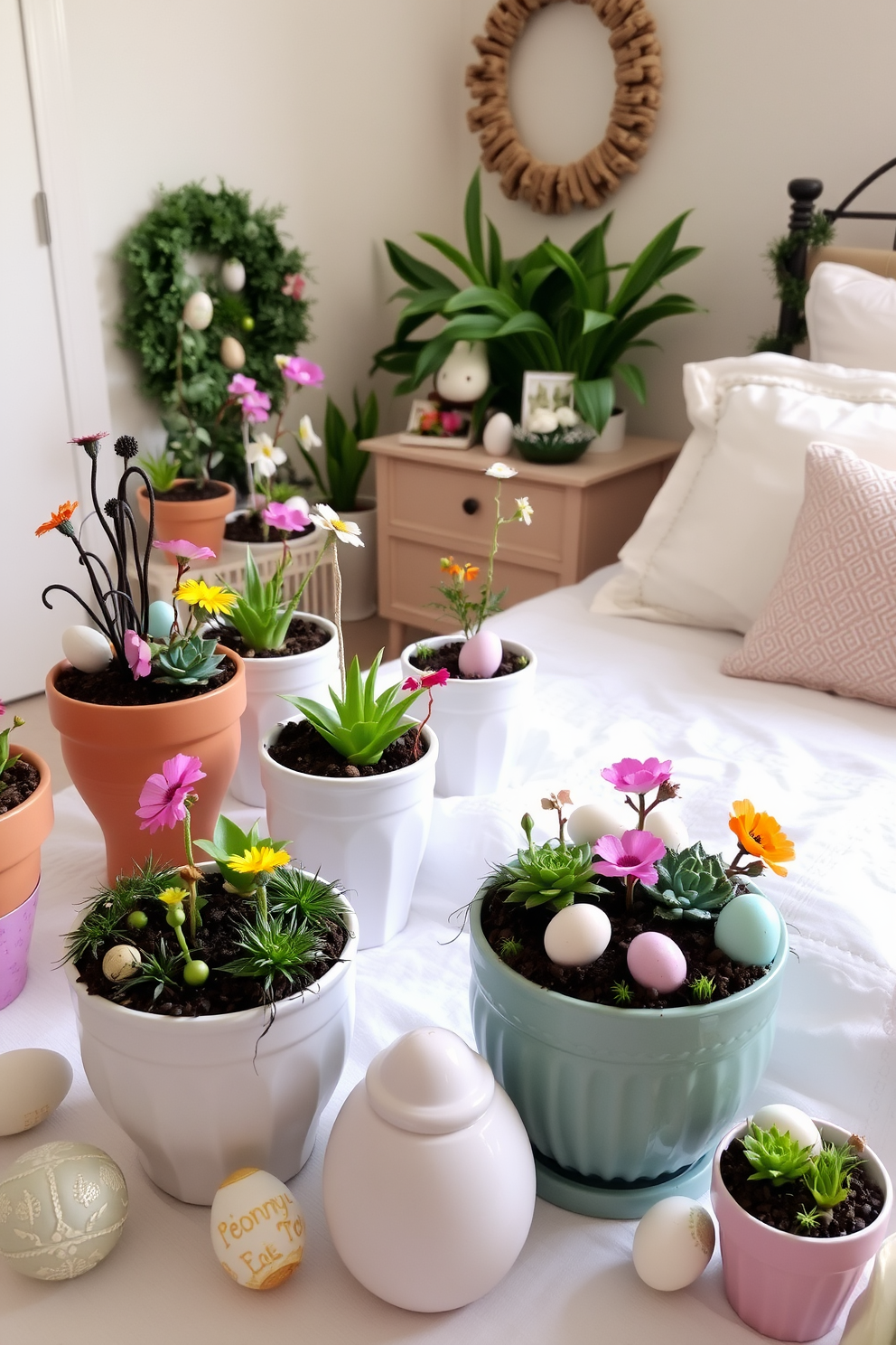 Bedroom Easter Decorating Ideas 22