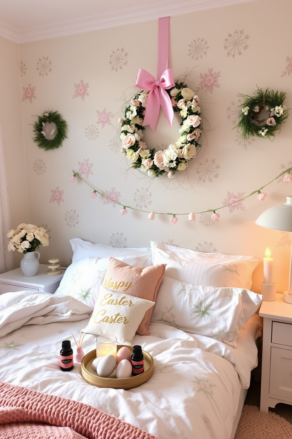 Bedroom Easter Decorating Ideas 29