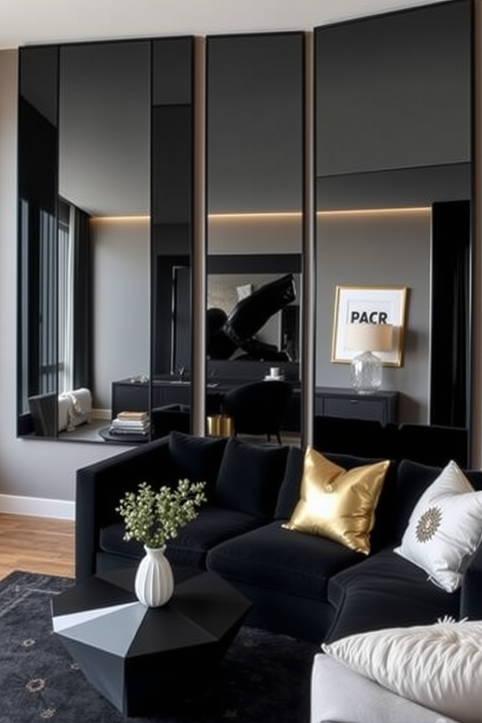 Black Apartment Design Ideas 17