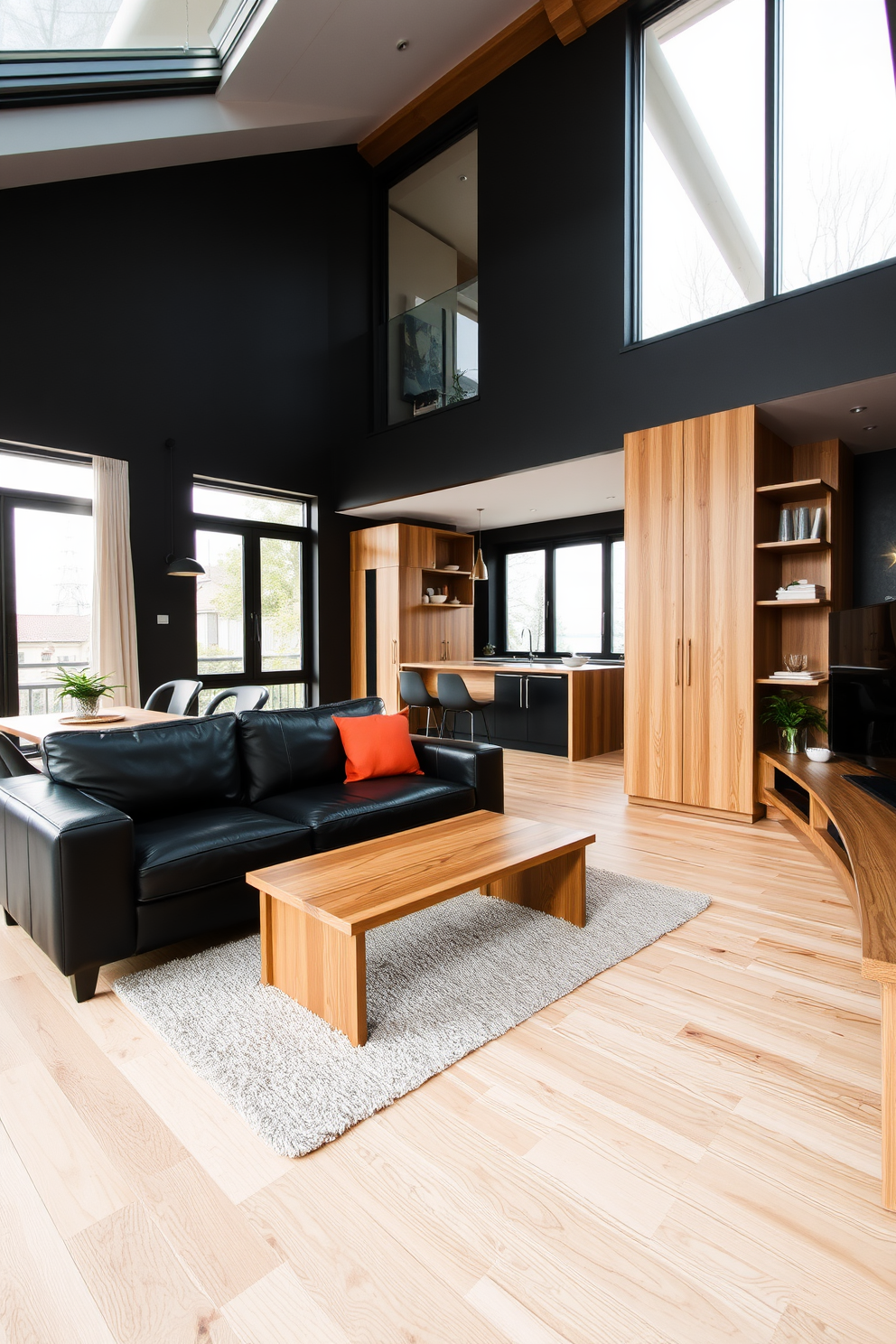 Black Apartment Design Ideas 25