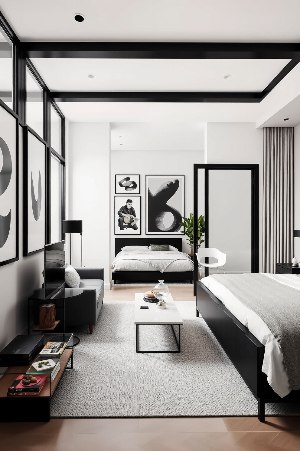 Black Apartment Design Ideas 5