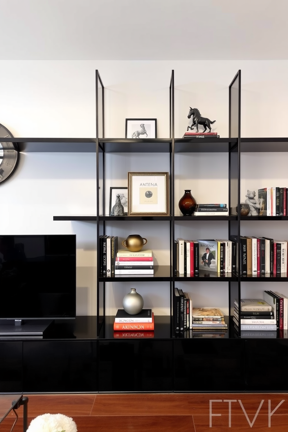 Black Apartment Design Ideas 7