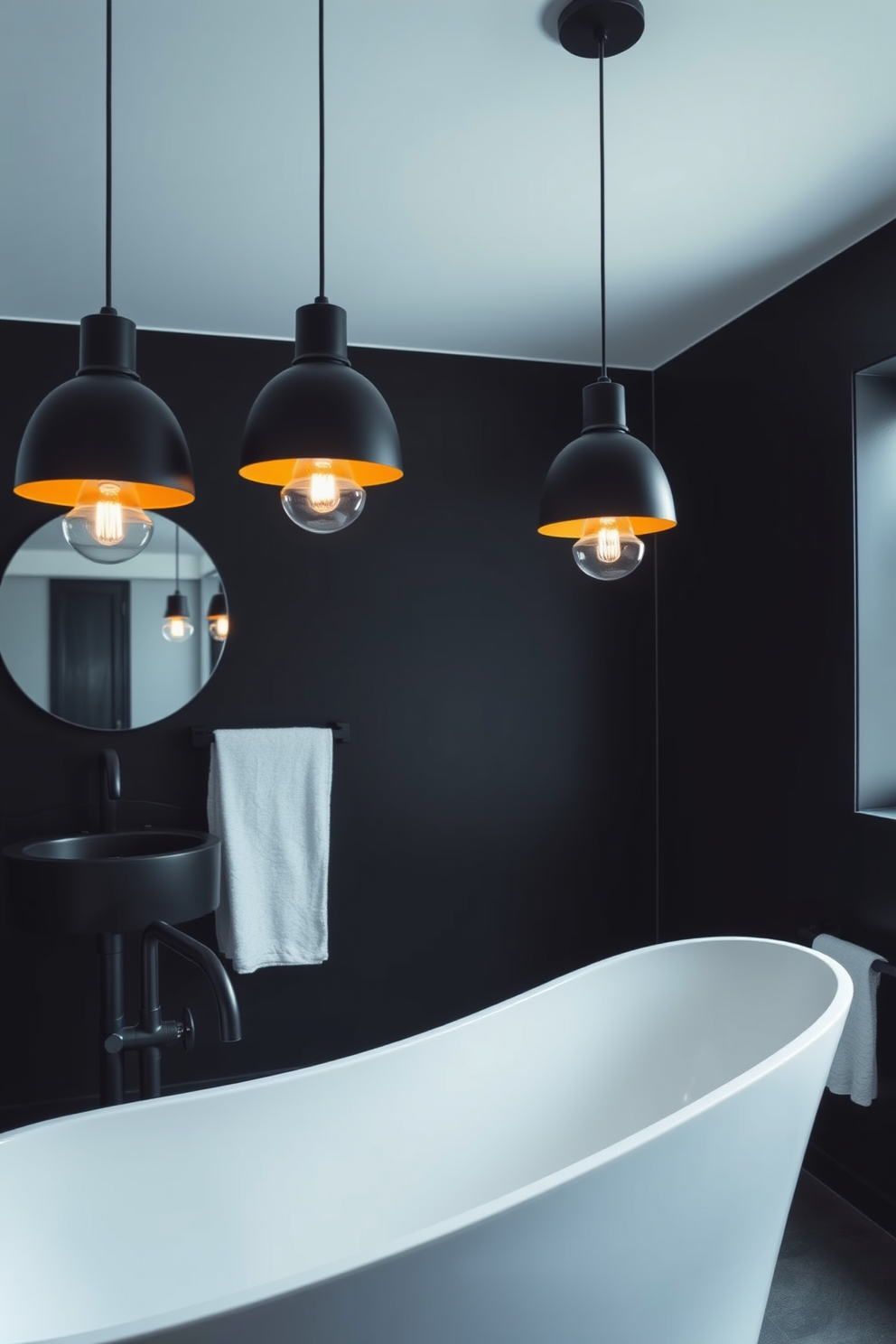 Black Bathroom Design Ideas 28