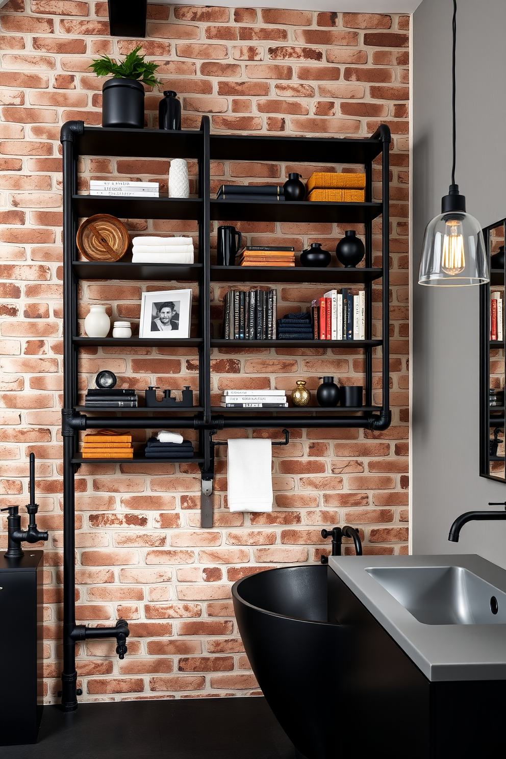 Black Bathroom Design Ideas 9