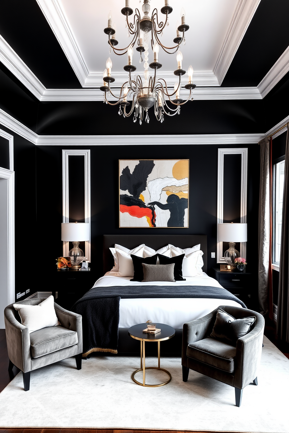 Black Bedroom Design Ideas 1