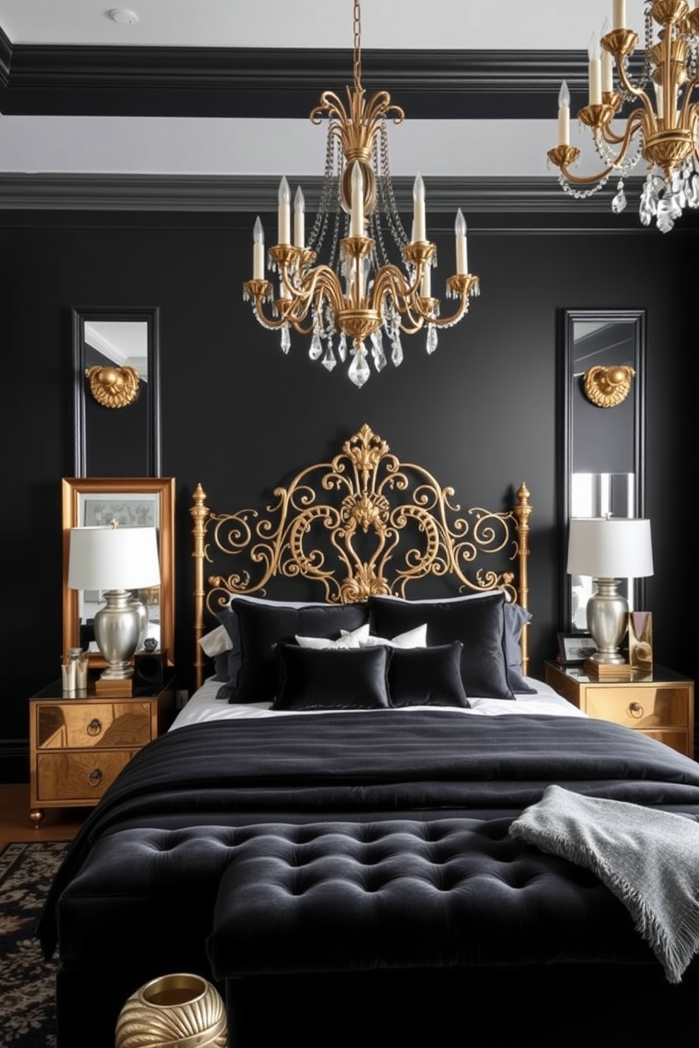 Black Bedroom Design Ideas 18