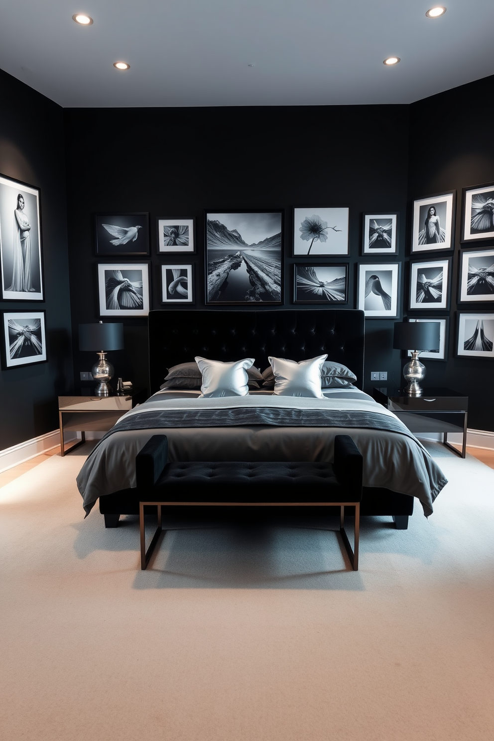 Black Bedroom Design Ideas 21