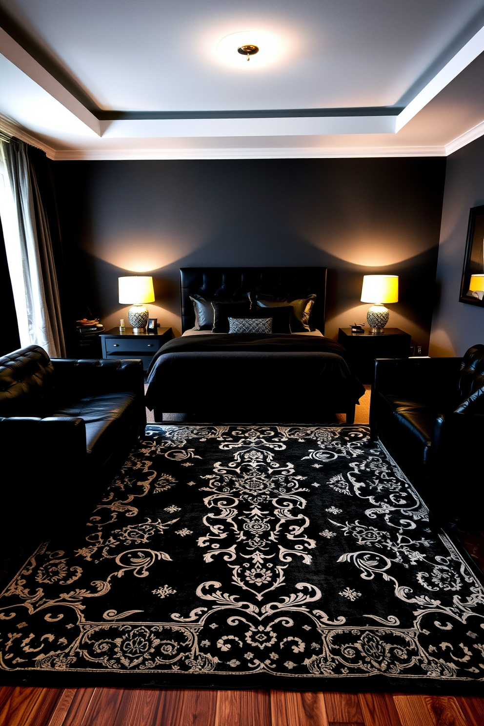 Black Bedroom Design Ideas 29