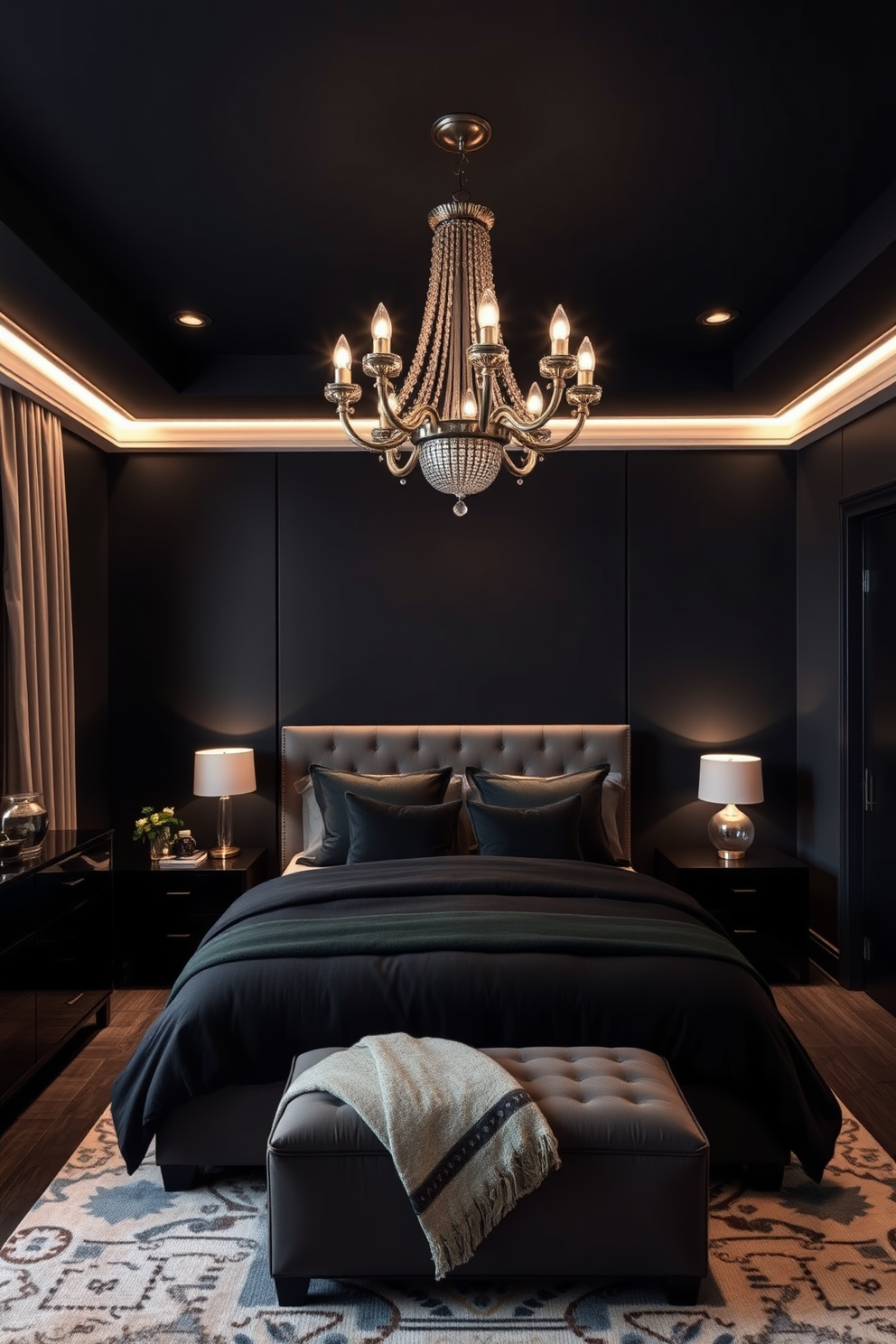 Black Bedroom Design Ideas 6