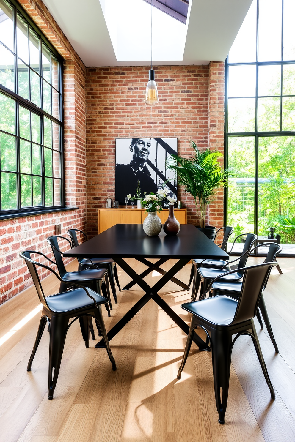 Black Dining Room Design Ideas 11