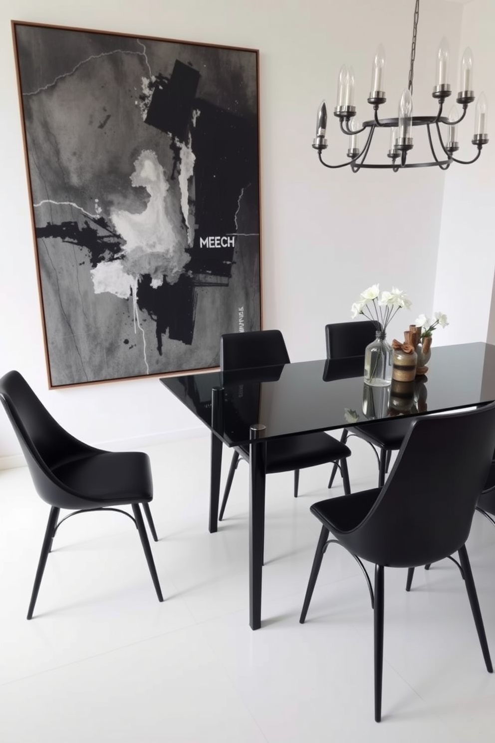 Black Dining Room Design Ideas 5