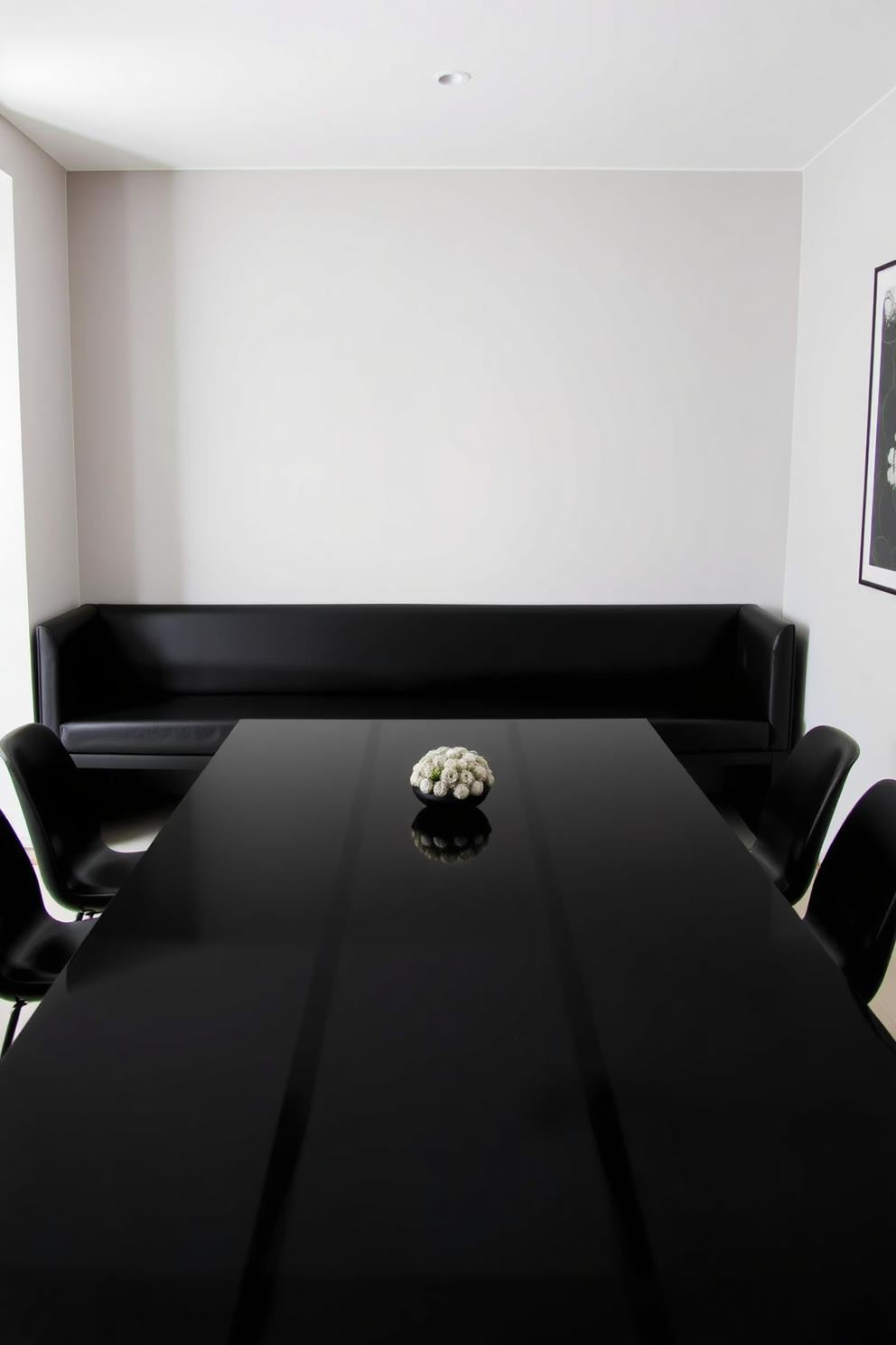 Black Dining Room Design Ideas 7