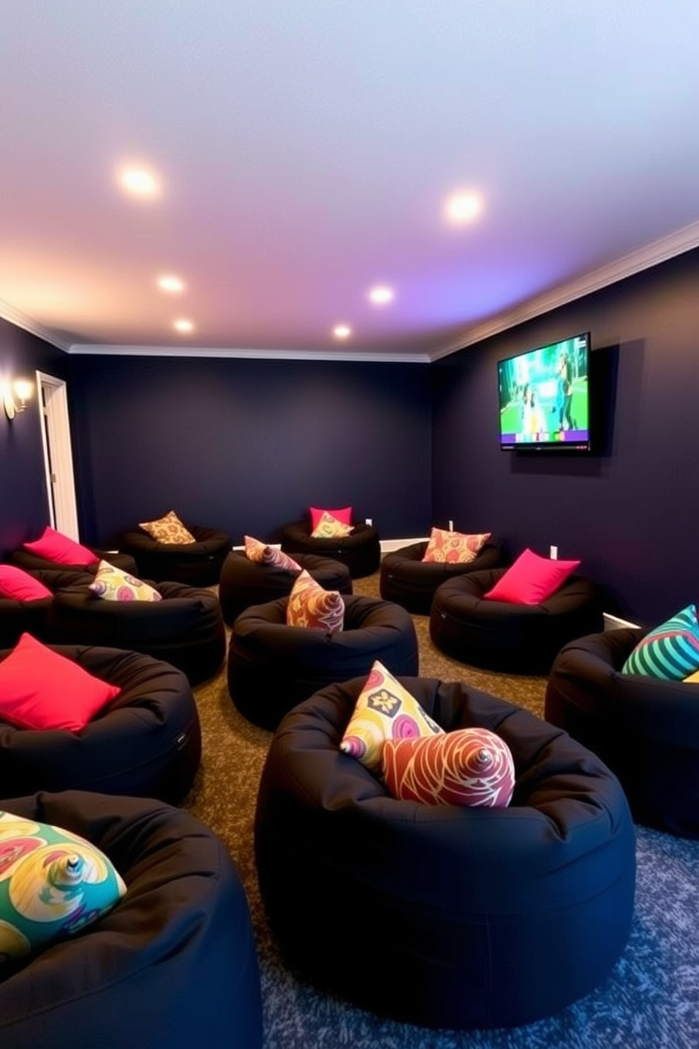 Black Game Room Design Ideas 8