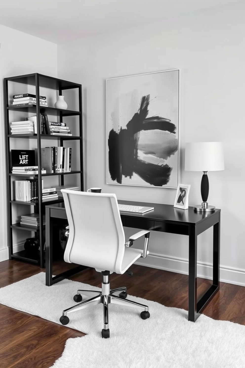 Black Home Office Design Ideas 6