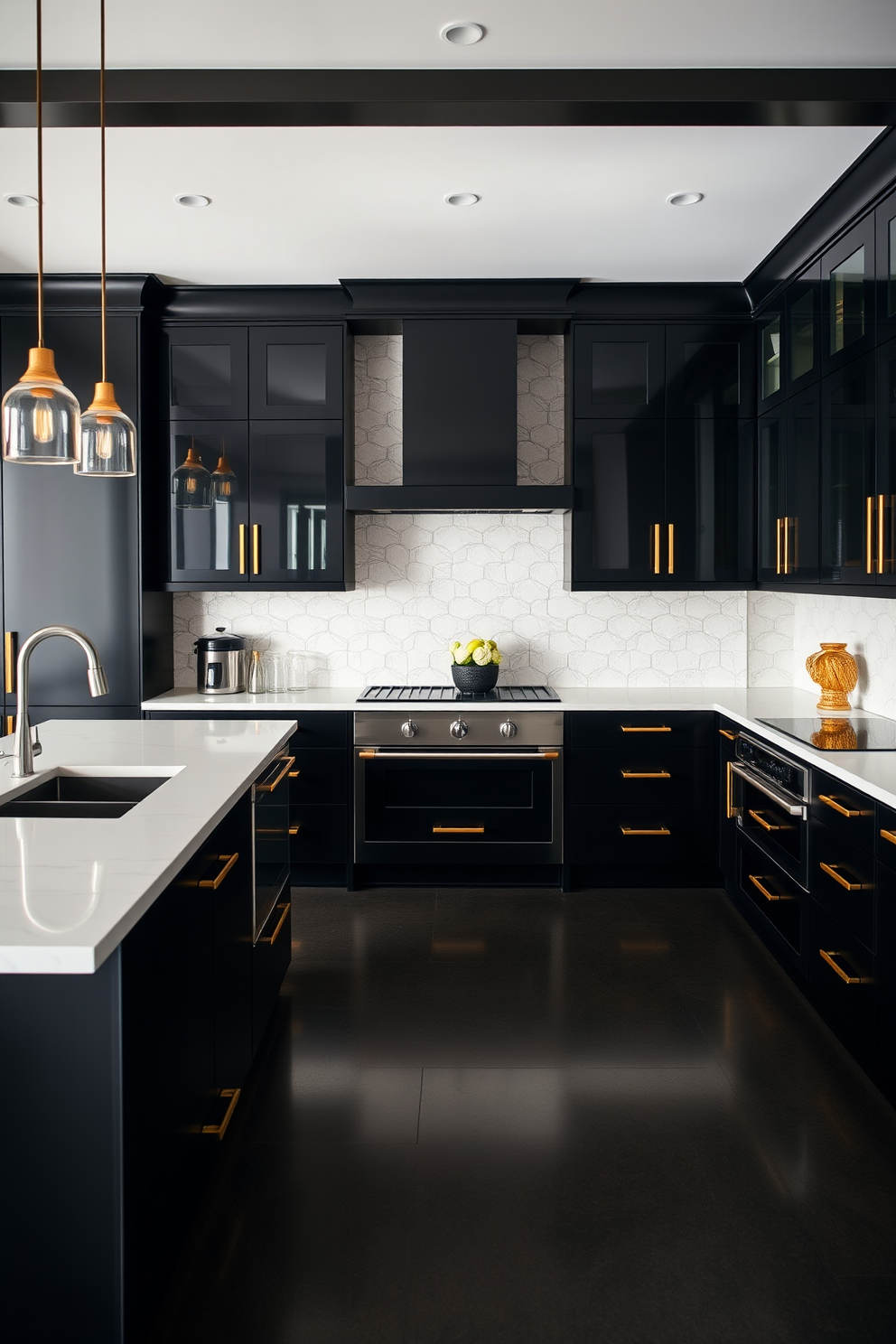 Black Kitchen Design Ideas 1