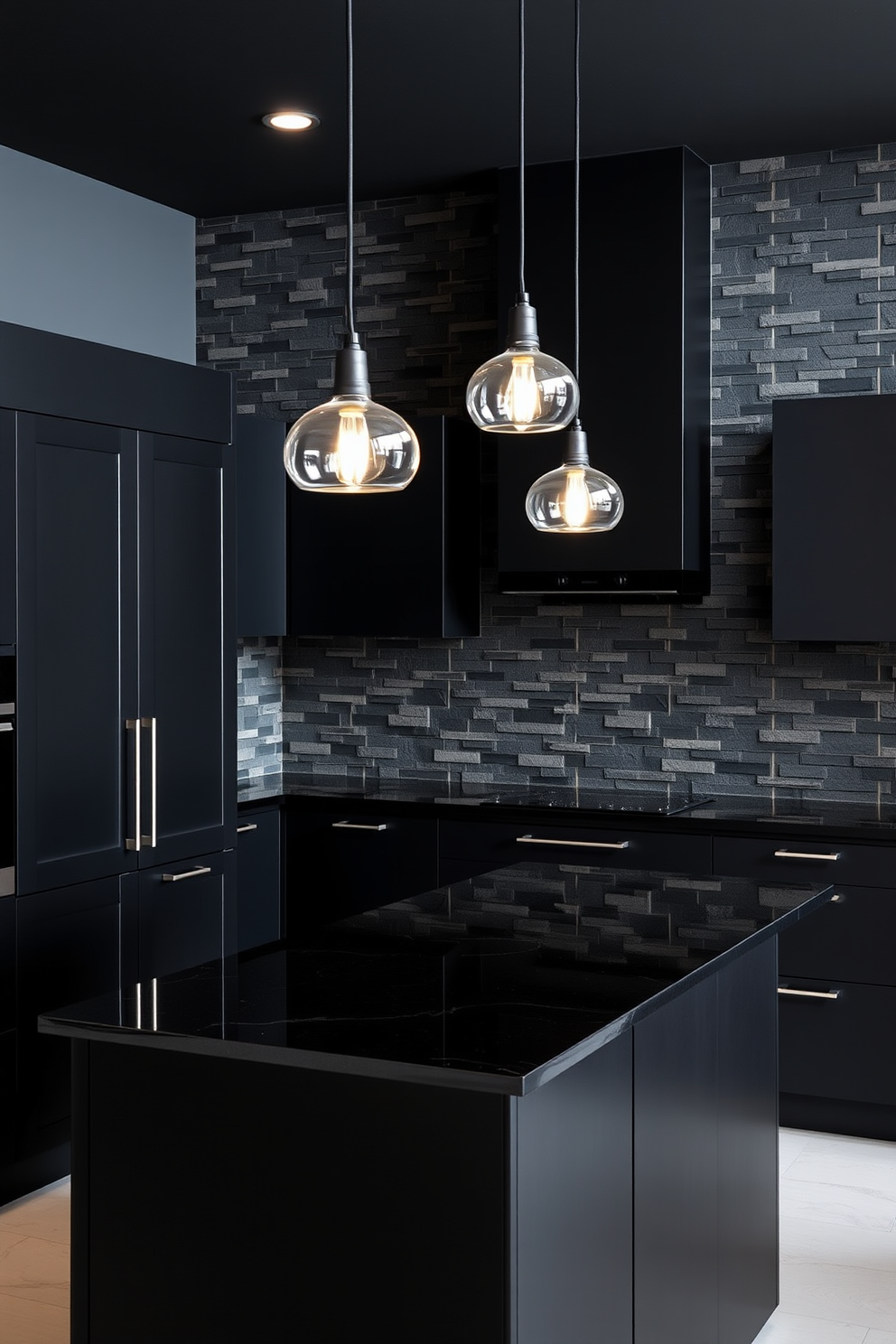 Black Kitchen Design Ideas 11