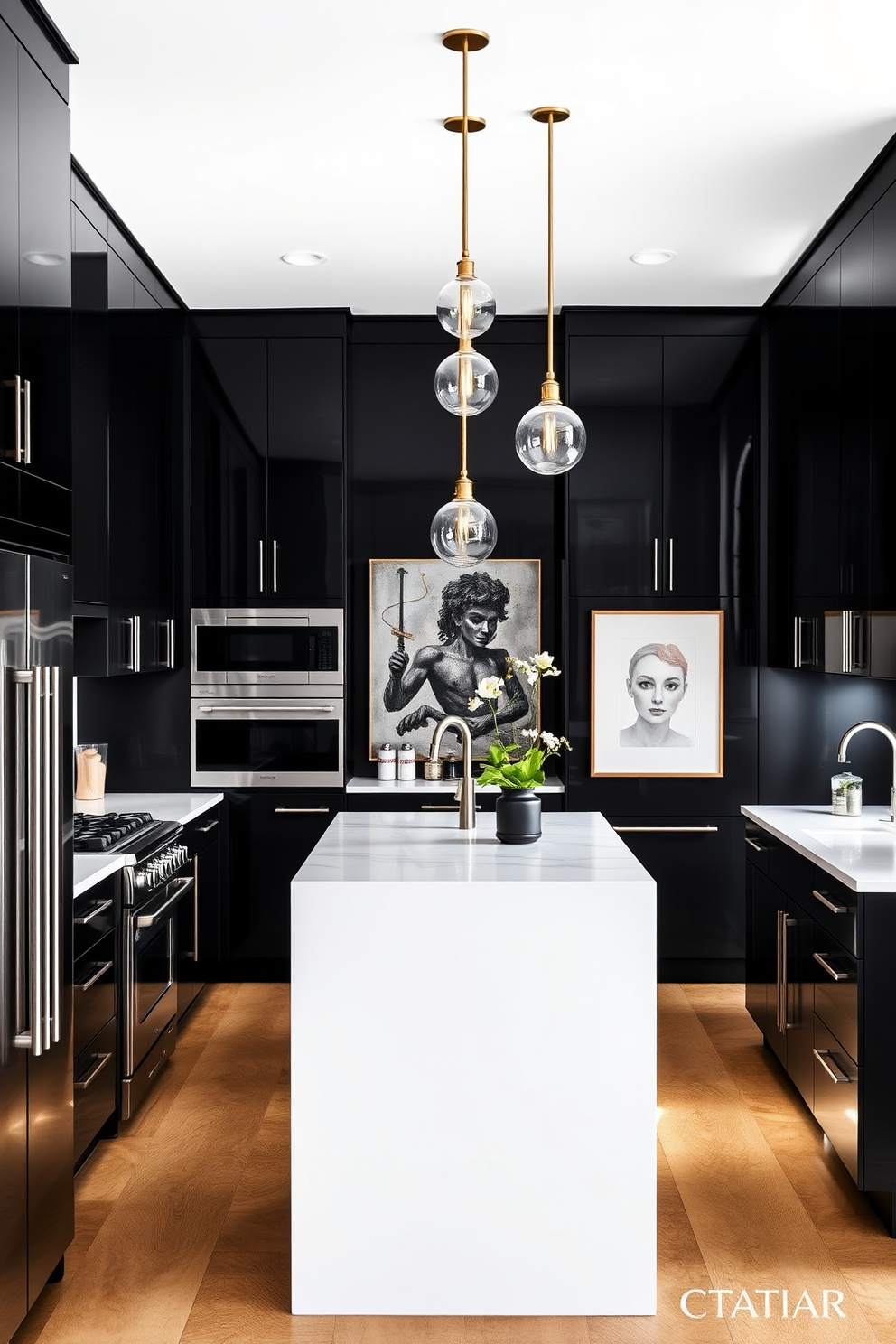 Black Kitchen Design Ideas 14