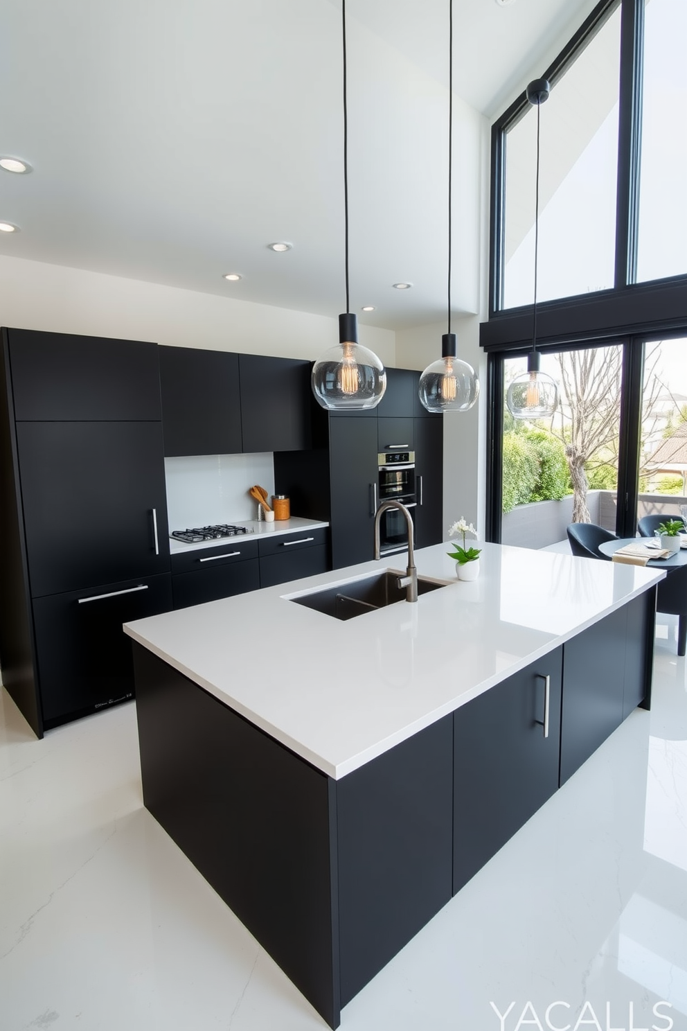 Black Kitchen Design Ideas 2