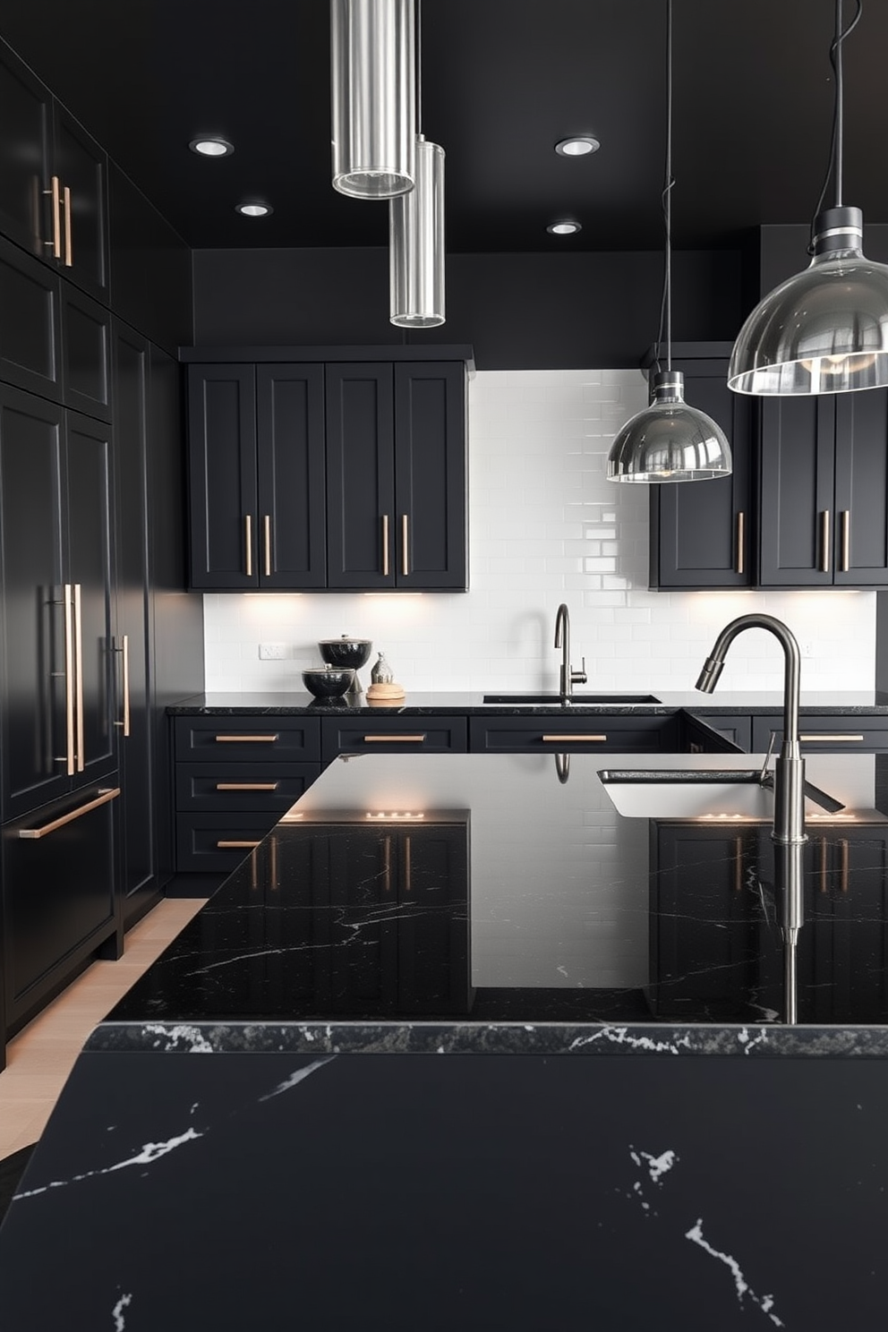 Black Kitchen Design Ideas 29