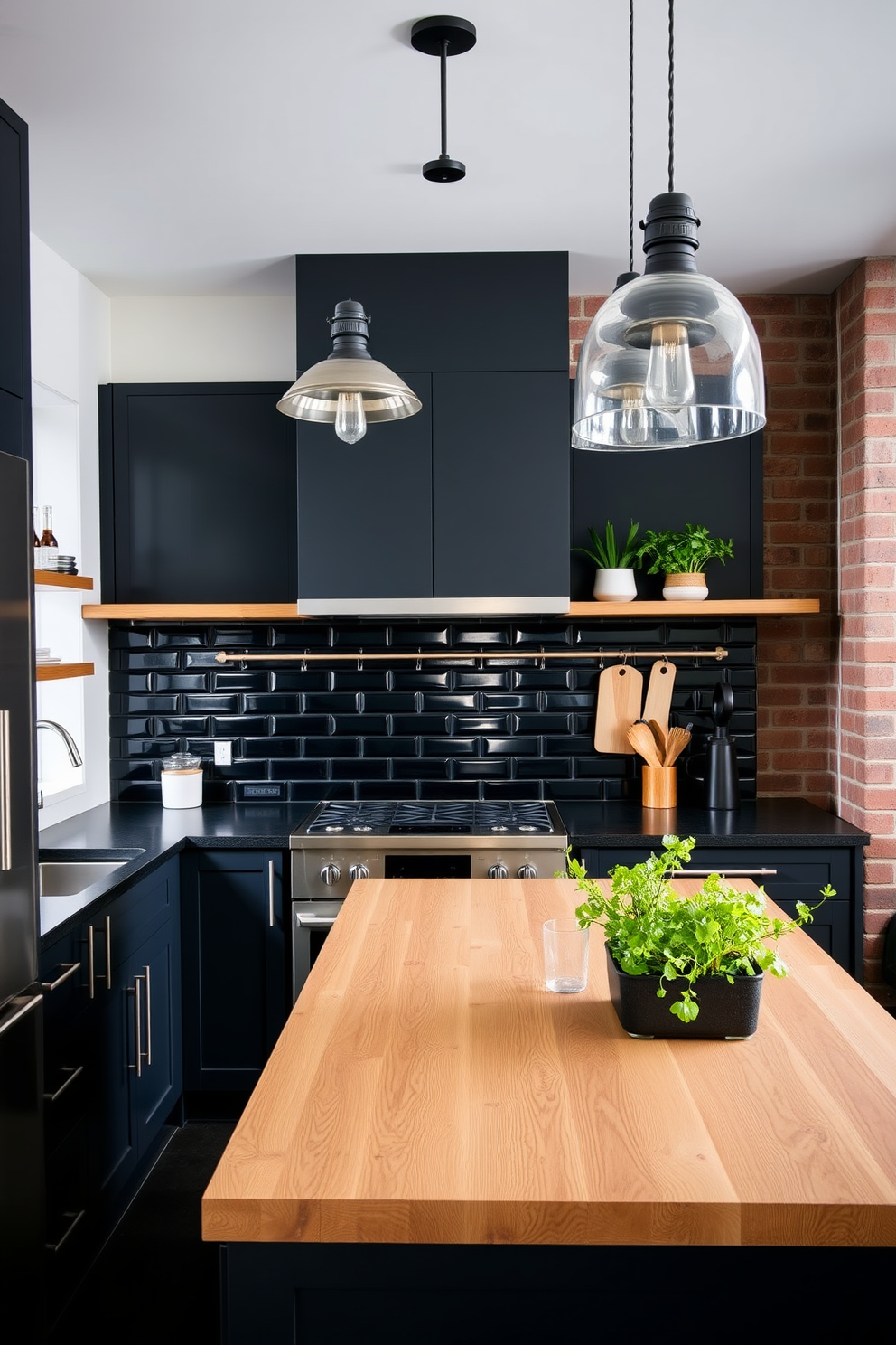 Black Kitchen Design Ideas 30