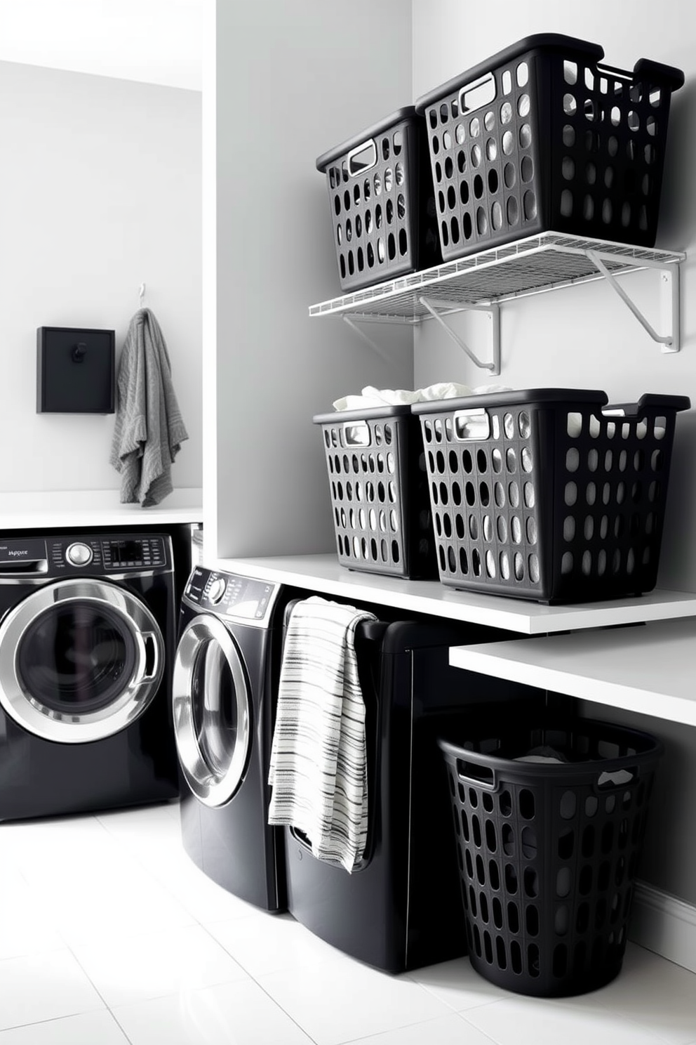 Black Laundry Room Design Ideas 20