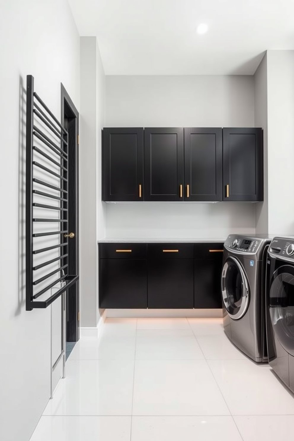 Black Laundry Room Design Ideas 25