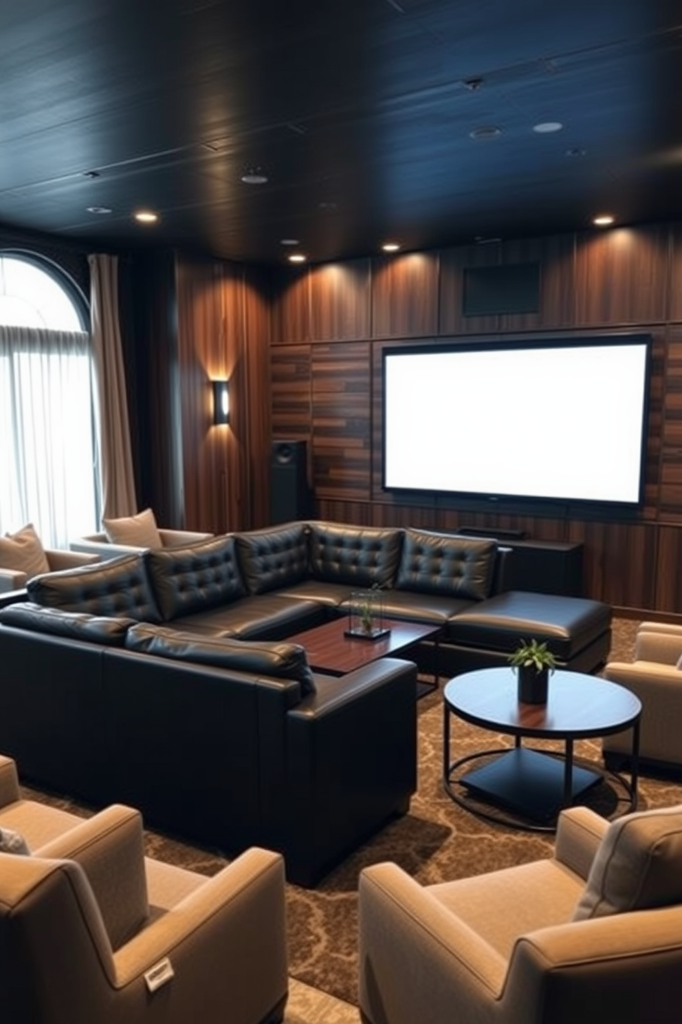 Black Man Cave Design Ideas 1