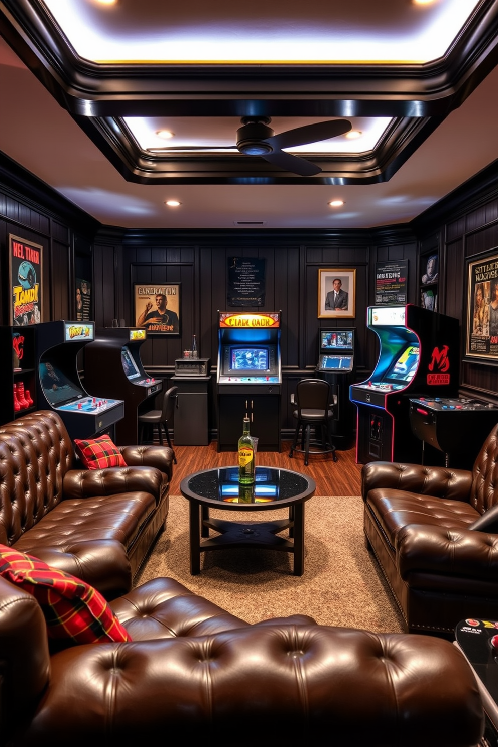 Black Man Cave Design Ideas 10