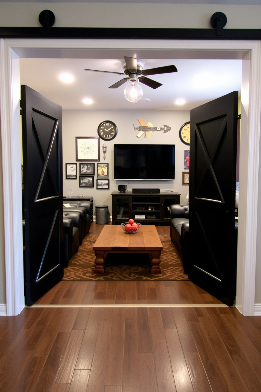 Black Man Cave Design Ideas 21