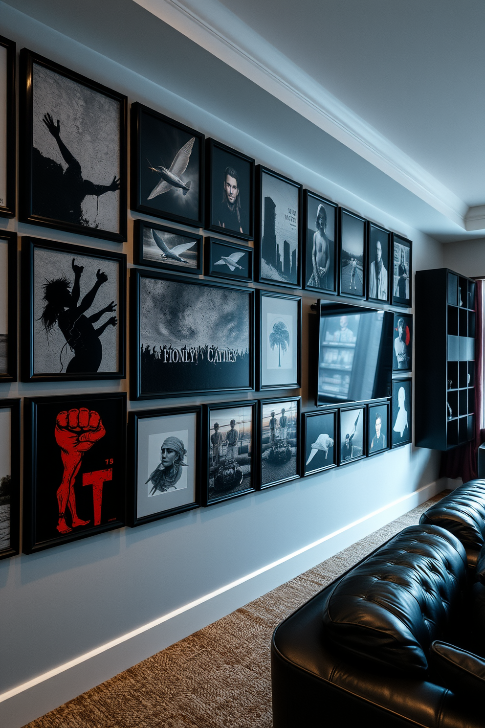 Black Man Cave Design Ideas 23