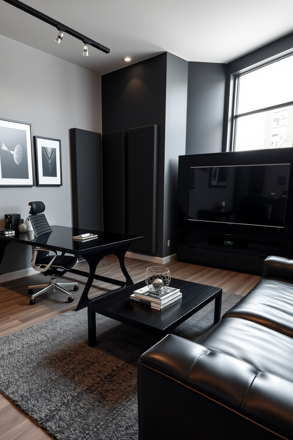 Black Man Cave Design Ideas 26