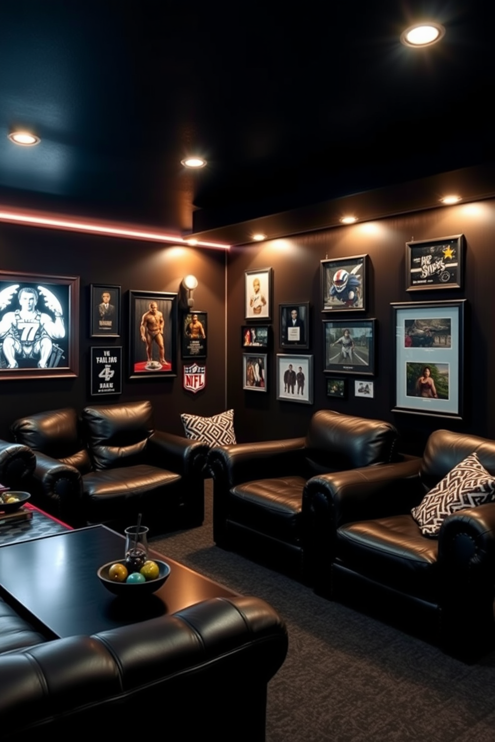 Black Man Cave Design Ideas 6