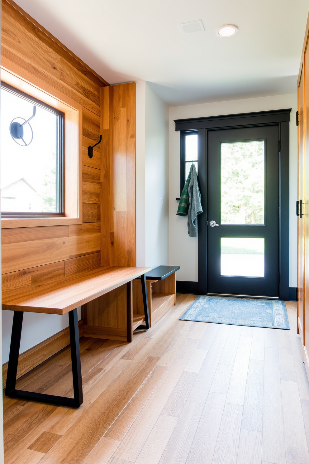 Black Mudroom Design Ideas 16