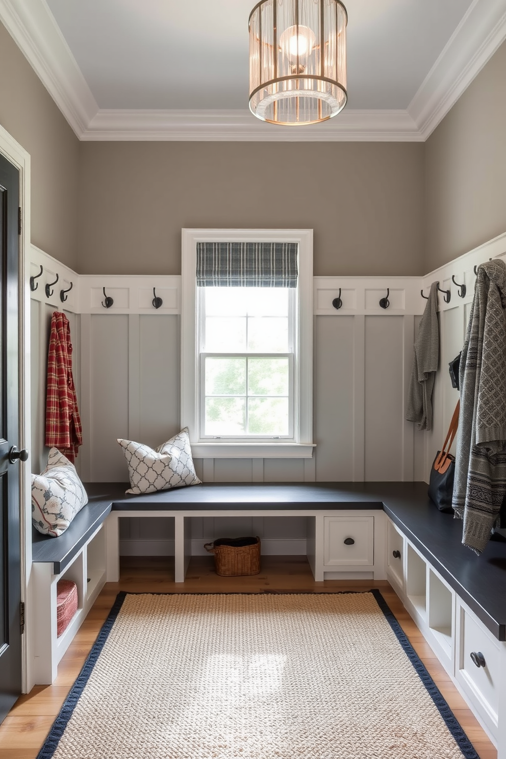 Black Mudroom Design Ideas 18