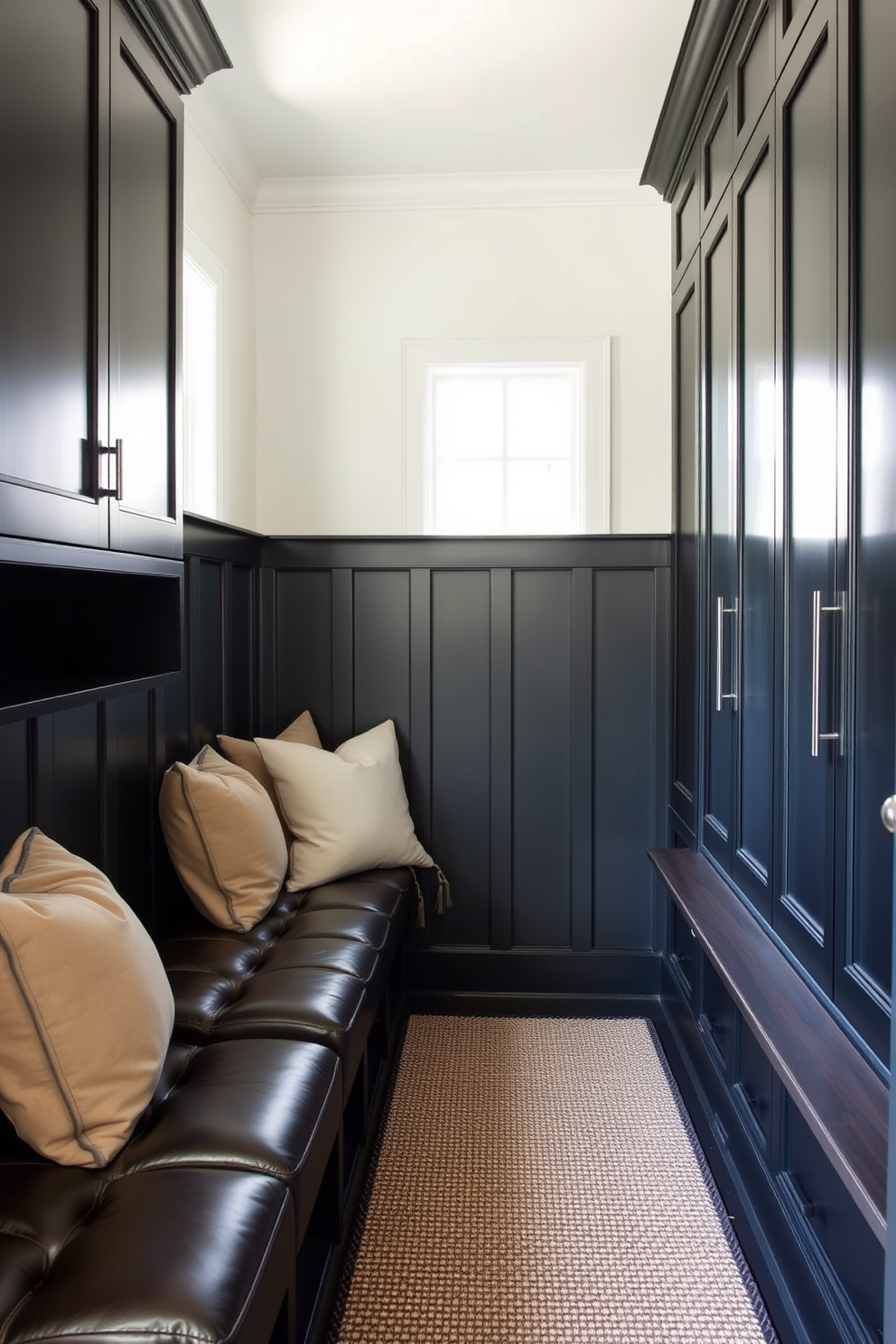 Black Mudroom Design Ideas 28