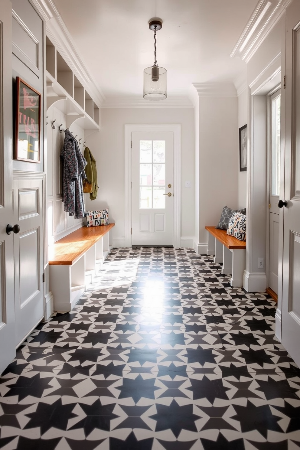 Black Mudroom Design Ideas 4