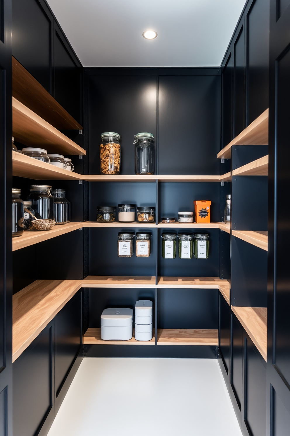 Black Pantry Design Ideas 16