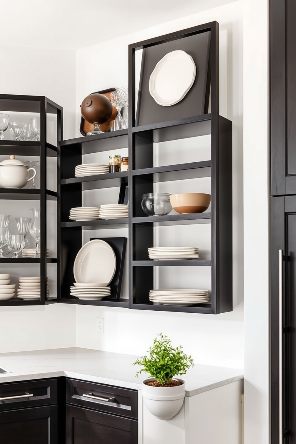 Black Pantry Design Ideas 2