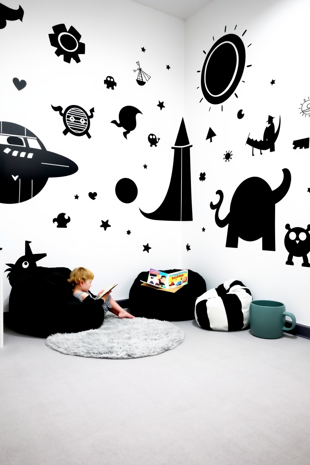 Black Playroom Design Ideas 14