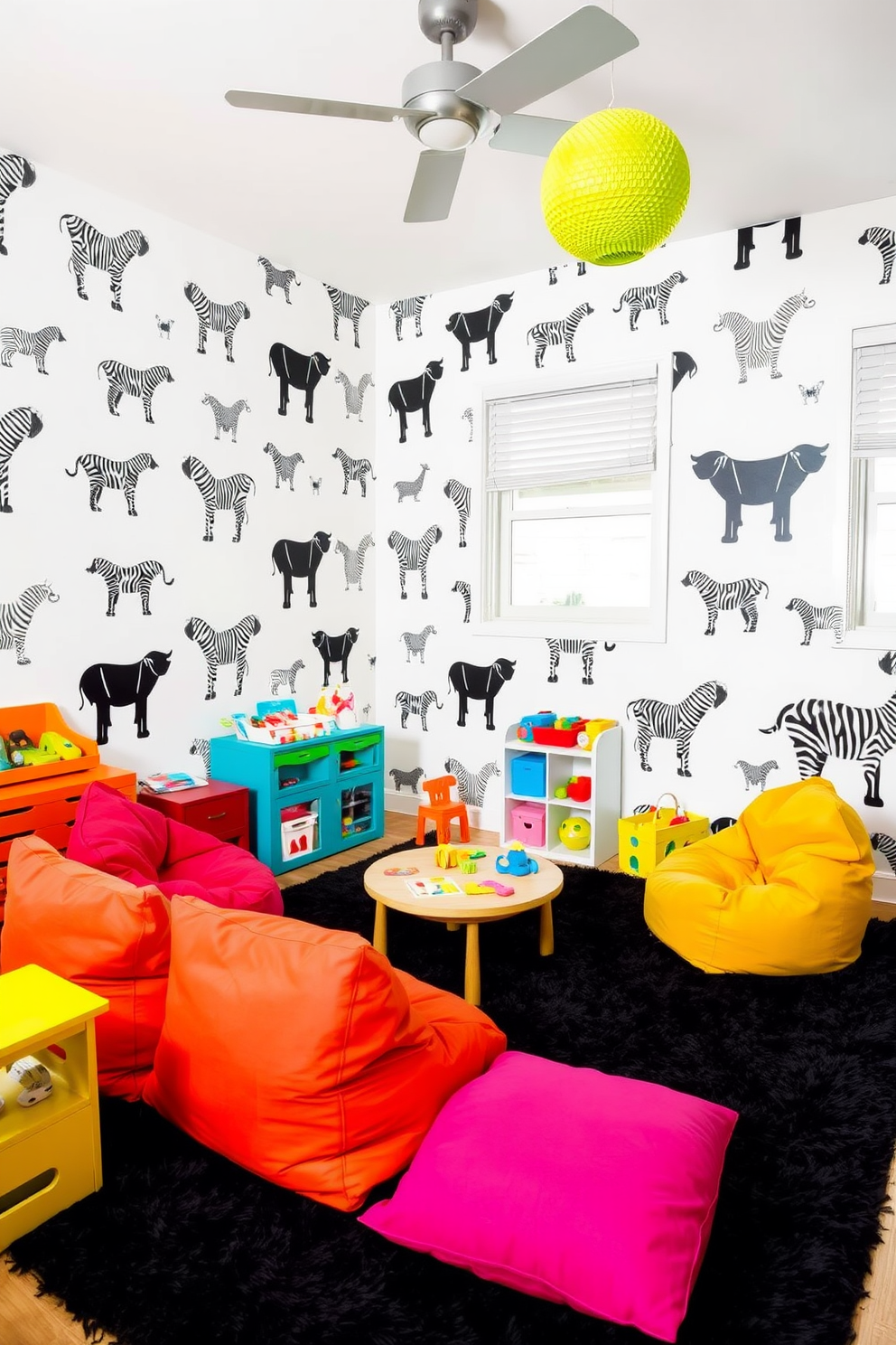 Black Playroom Design Ideas 15