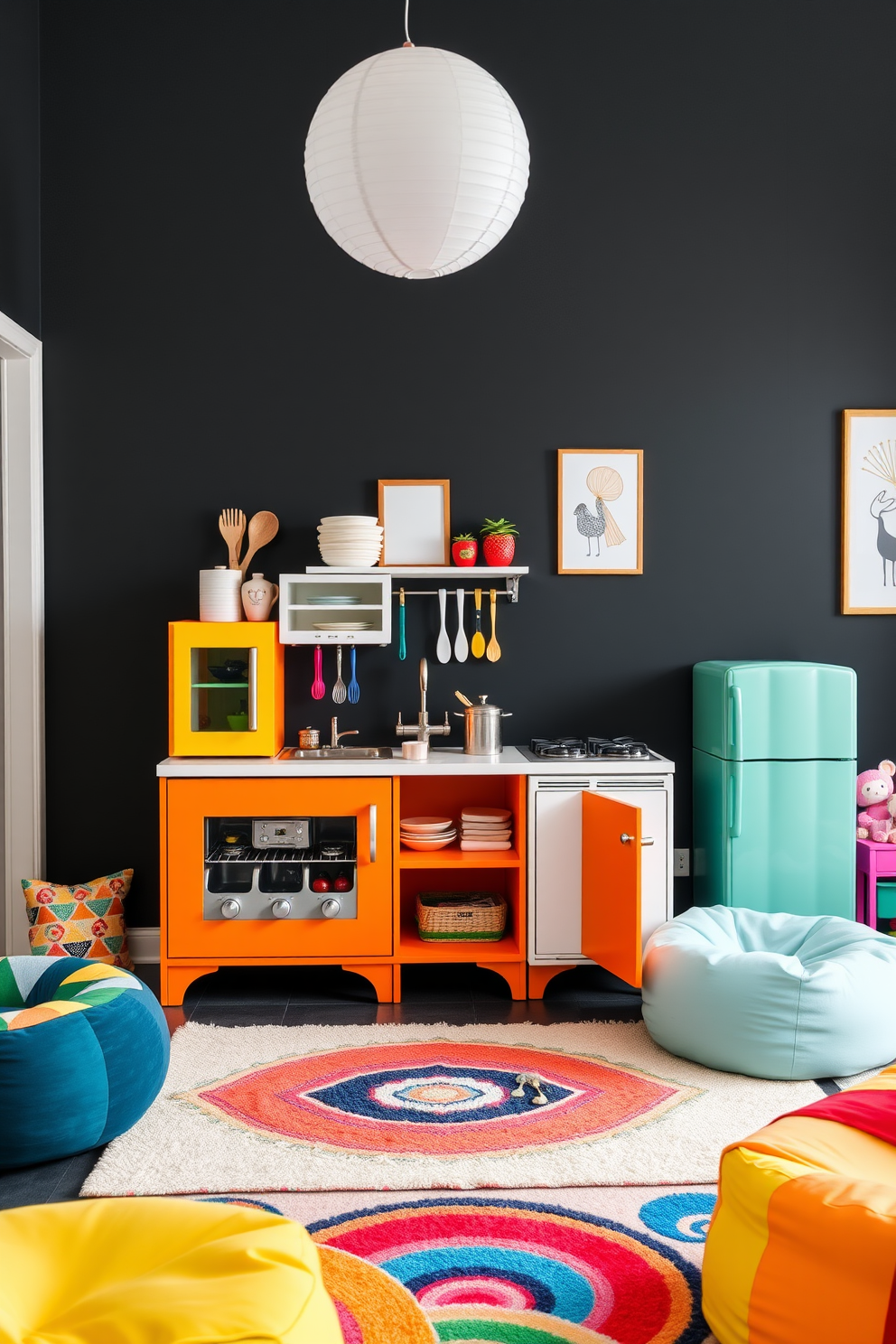 Black Playroom Design Ideas 23