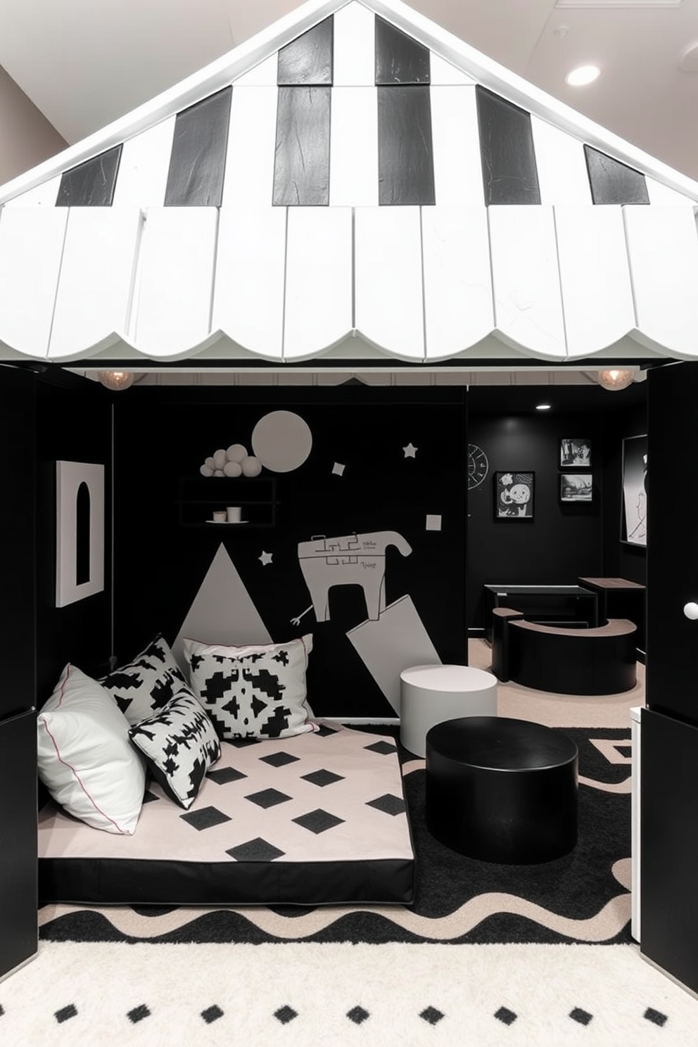 Black Playroom Design Ideas 24