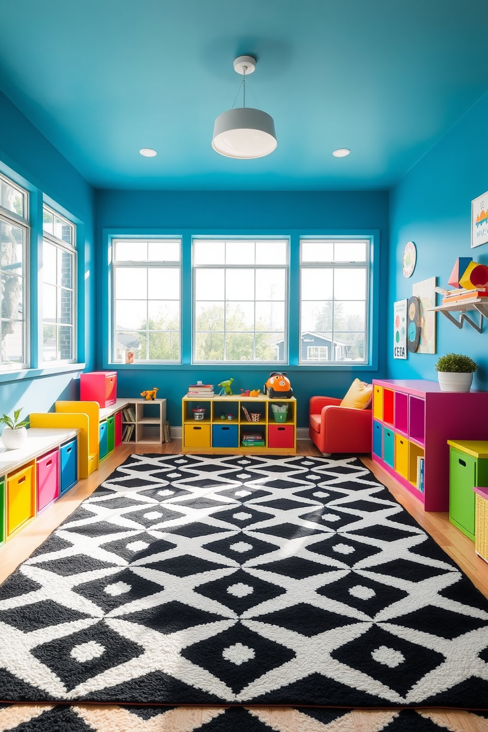 Black Playroom Design Ideas 3