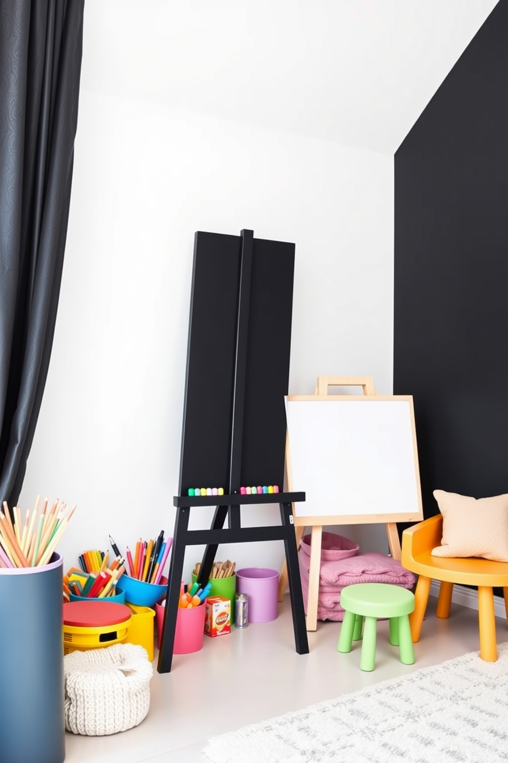 Black Playroom Design Ideas 9