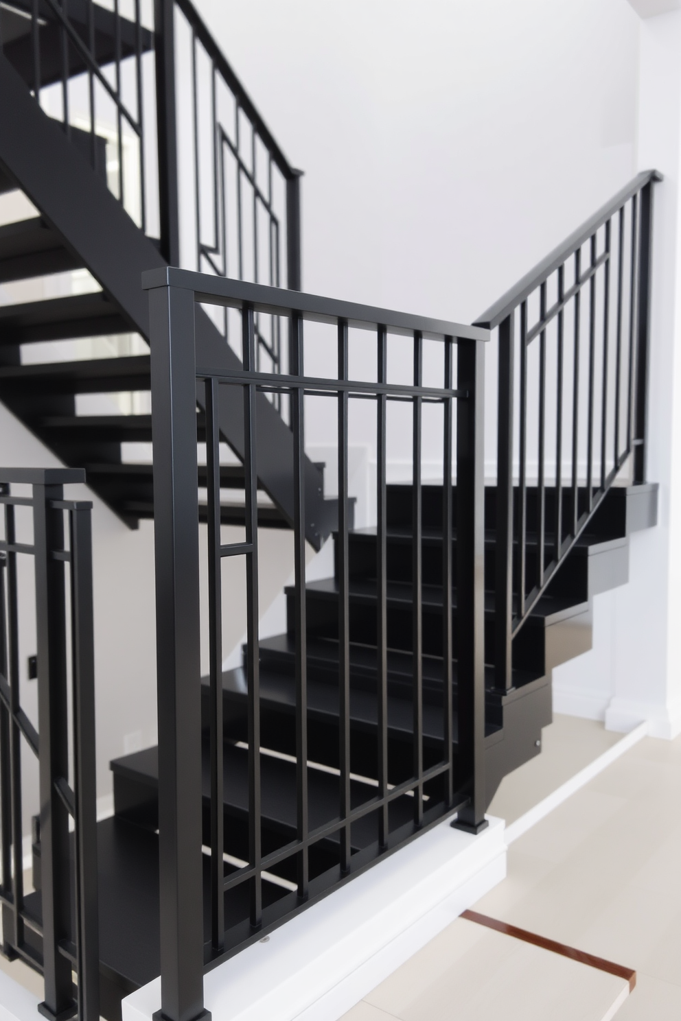 Black Staircase Design Ideas 1