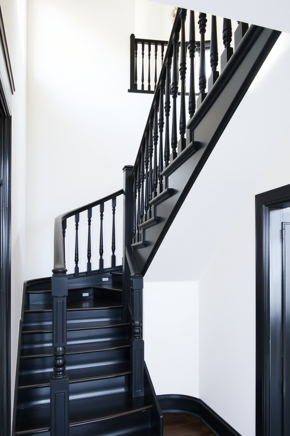 Black Staircase Design Ideas 12