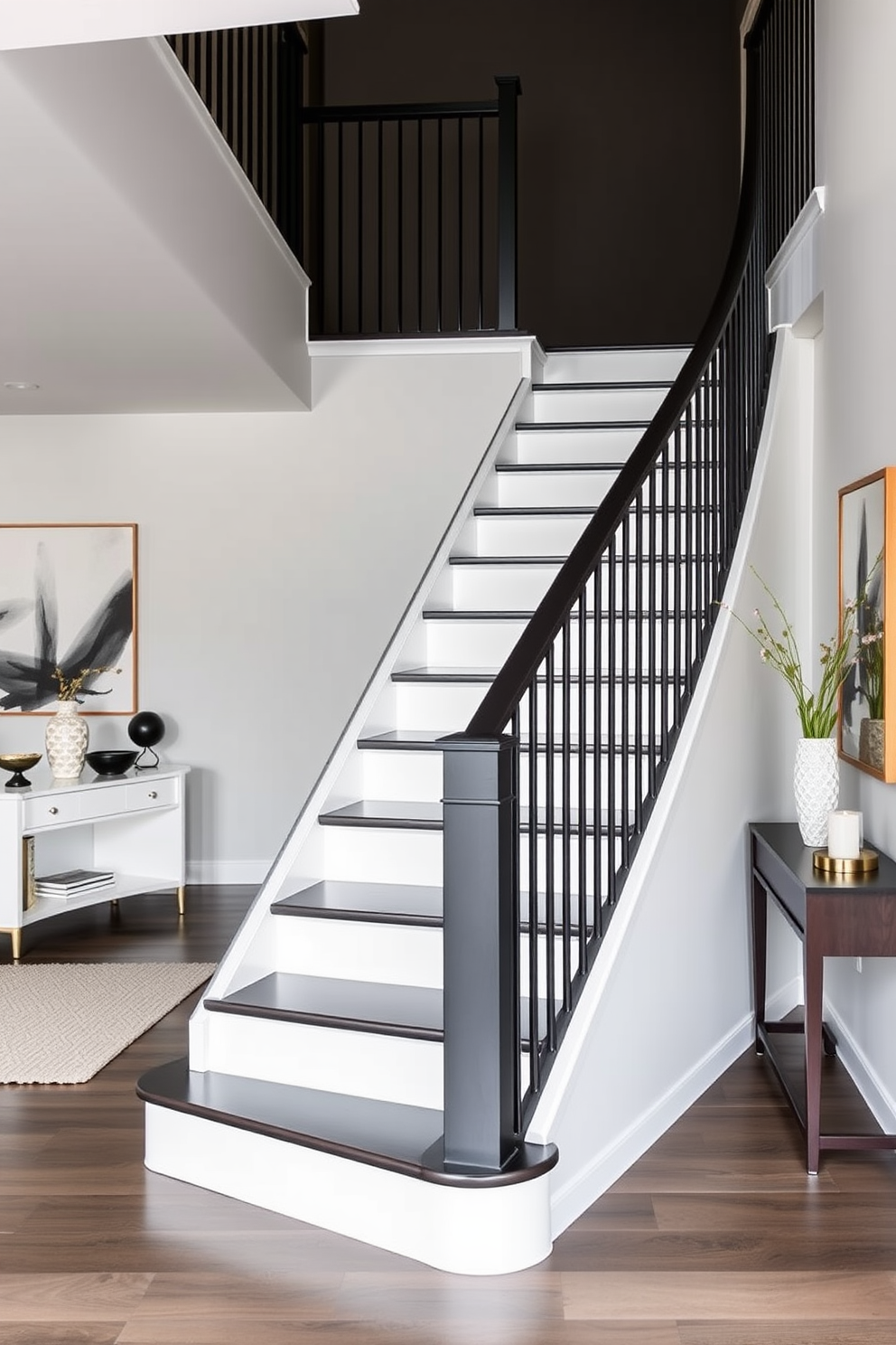 Black Staircase Design Ideas 2