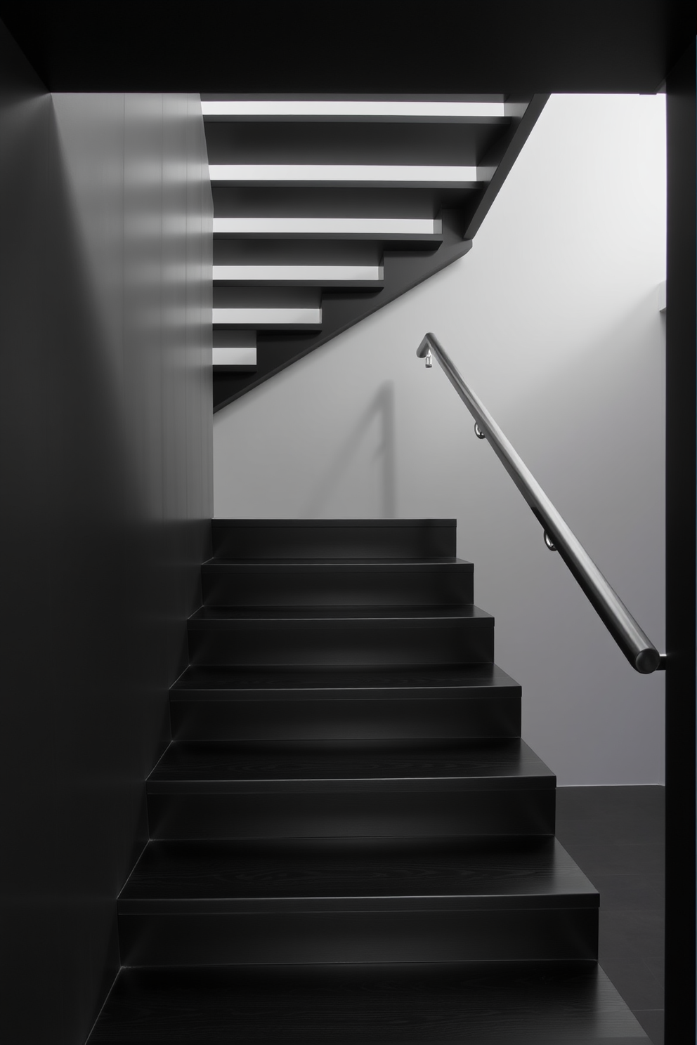 Black Staircase Design Ideas 23